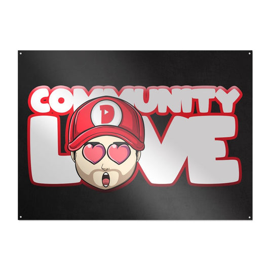 Domtendo - Community Love - Metallschild